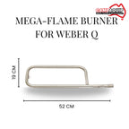 Mega-Flame Burner for Weber Q - 41862