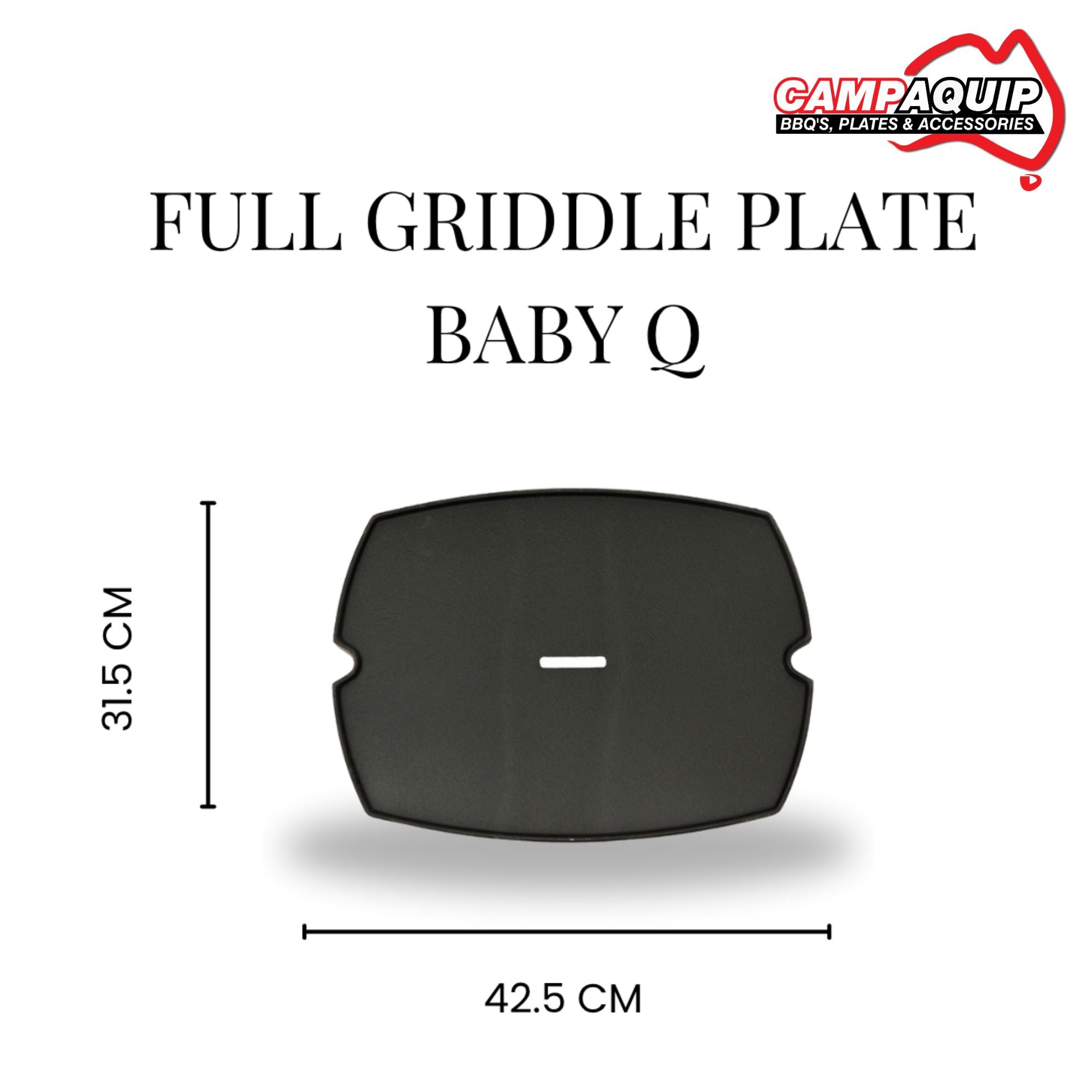 Barbeque Full Griddle Plate for Weber Baby Q - 60001