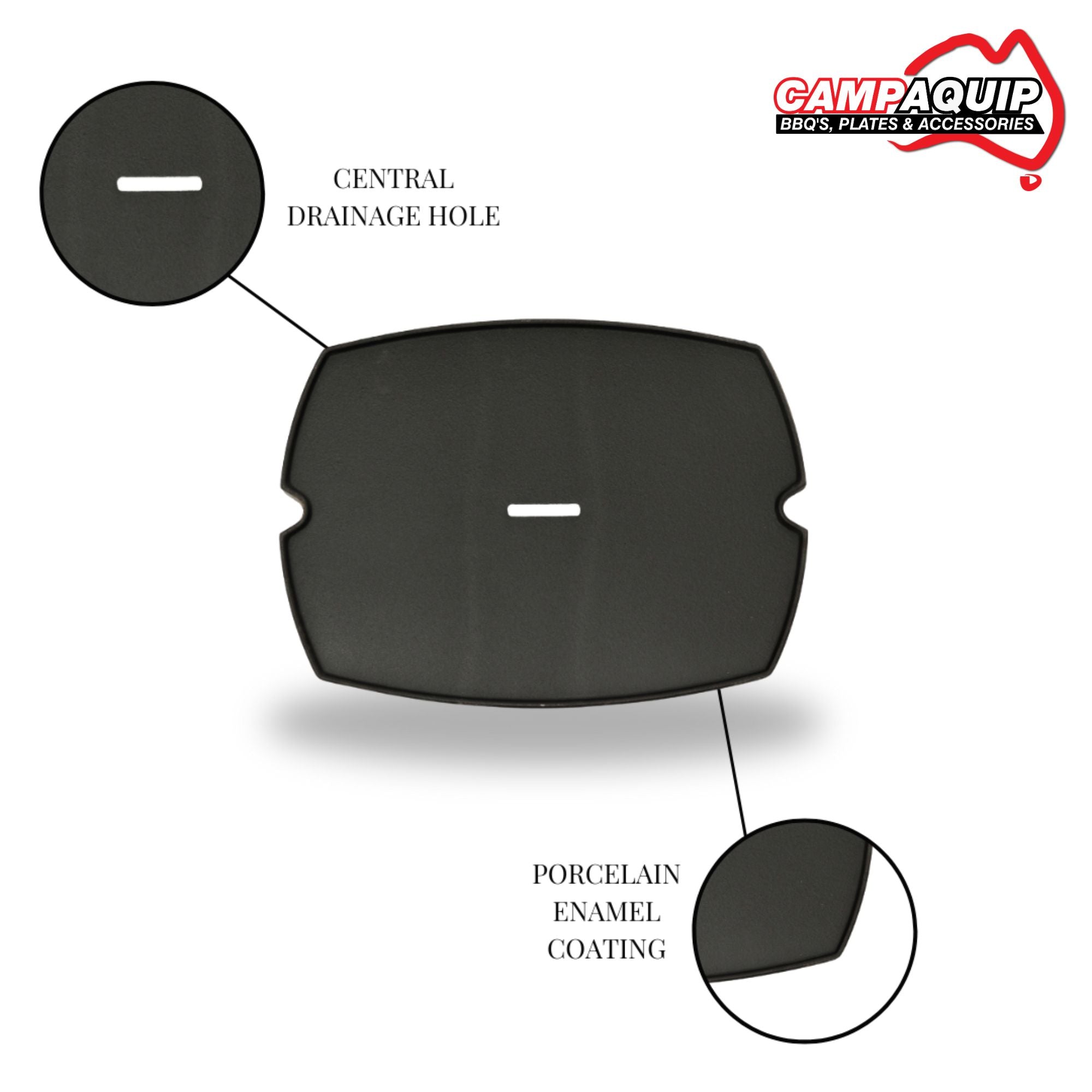 Barbeque Full Griddle Plate for Weber Baby Q - 60001