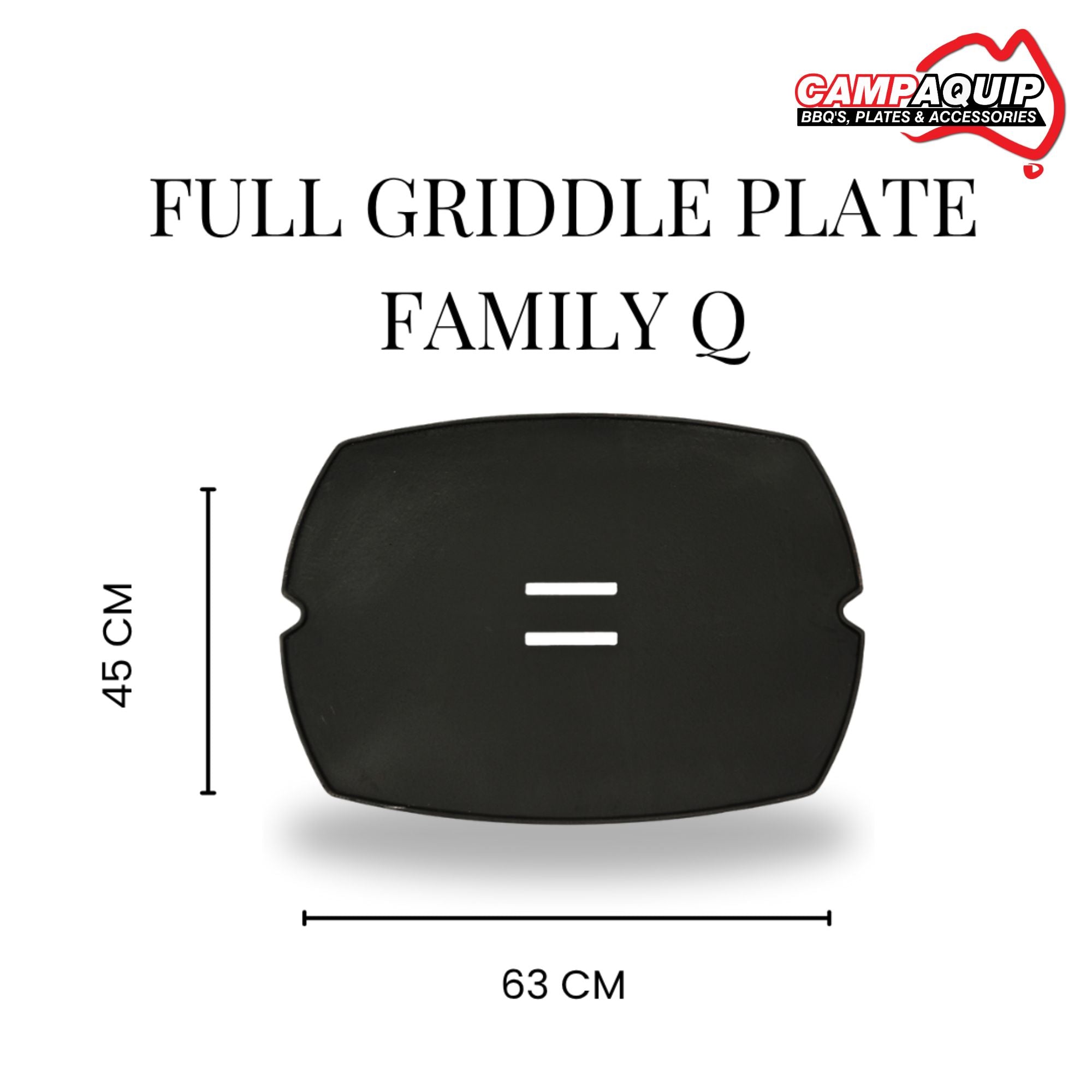 Barbeque Full Griddle Plate for Weber Family Q - 60003