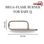 Mega-Flame Burner for Weber Baby Q - 60040
