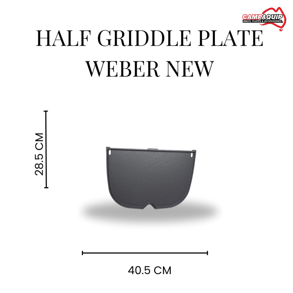 Half Griddle Plate for Weber Q N (Q2000N, Q2200N, Q2600N+, Q2800N+) - 60043