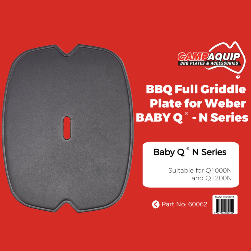 Full Griddle Plate for Weber BABY Q N Series BBQ - 60062