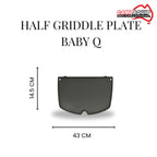 Barbeque Half Griddle Plate for Weber Baby Q - 6558