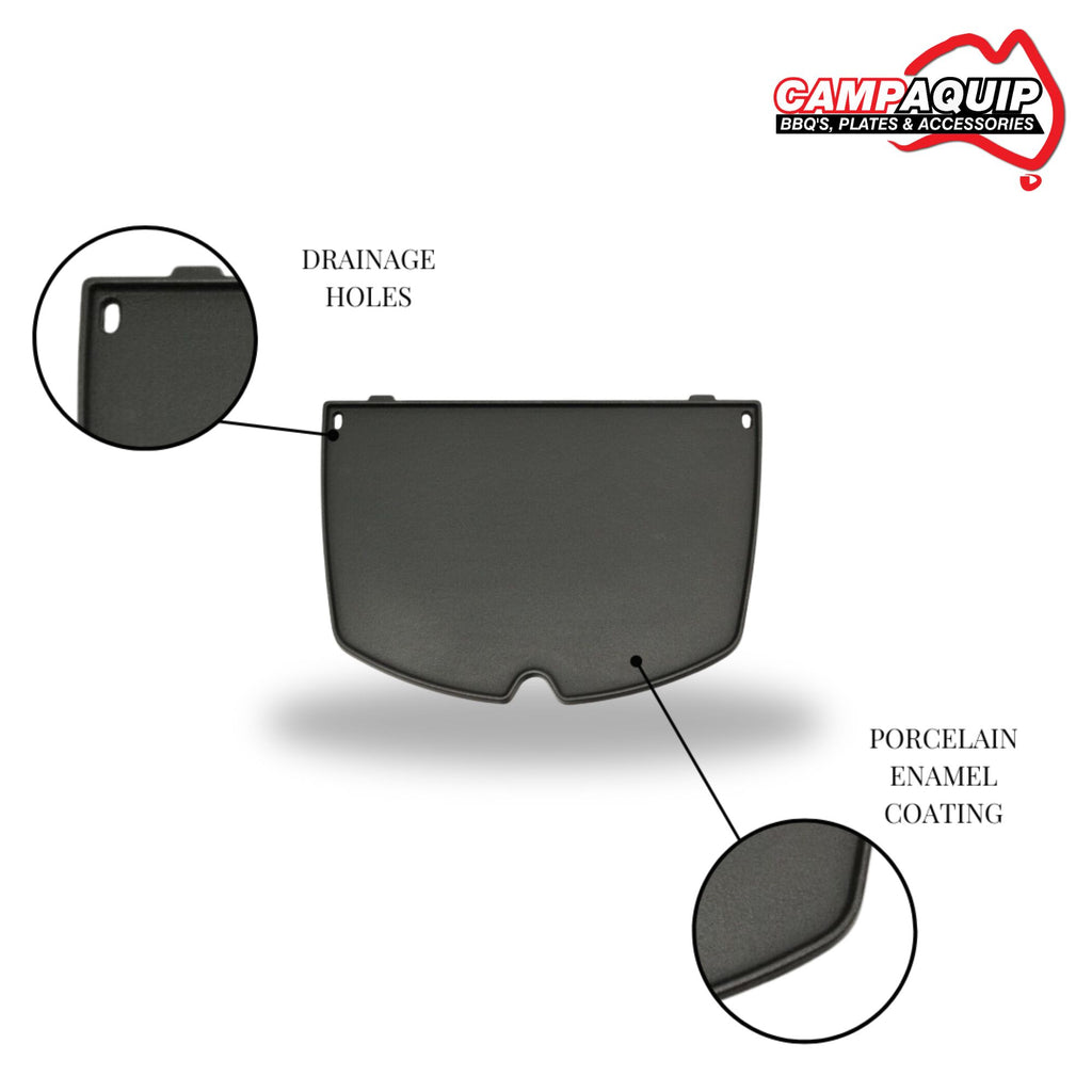Barbeque Half Griddle Plate for Weber Q - 6559