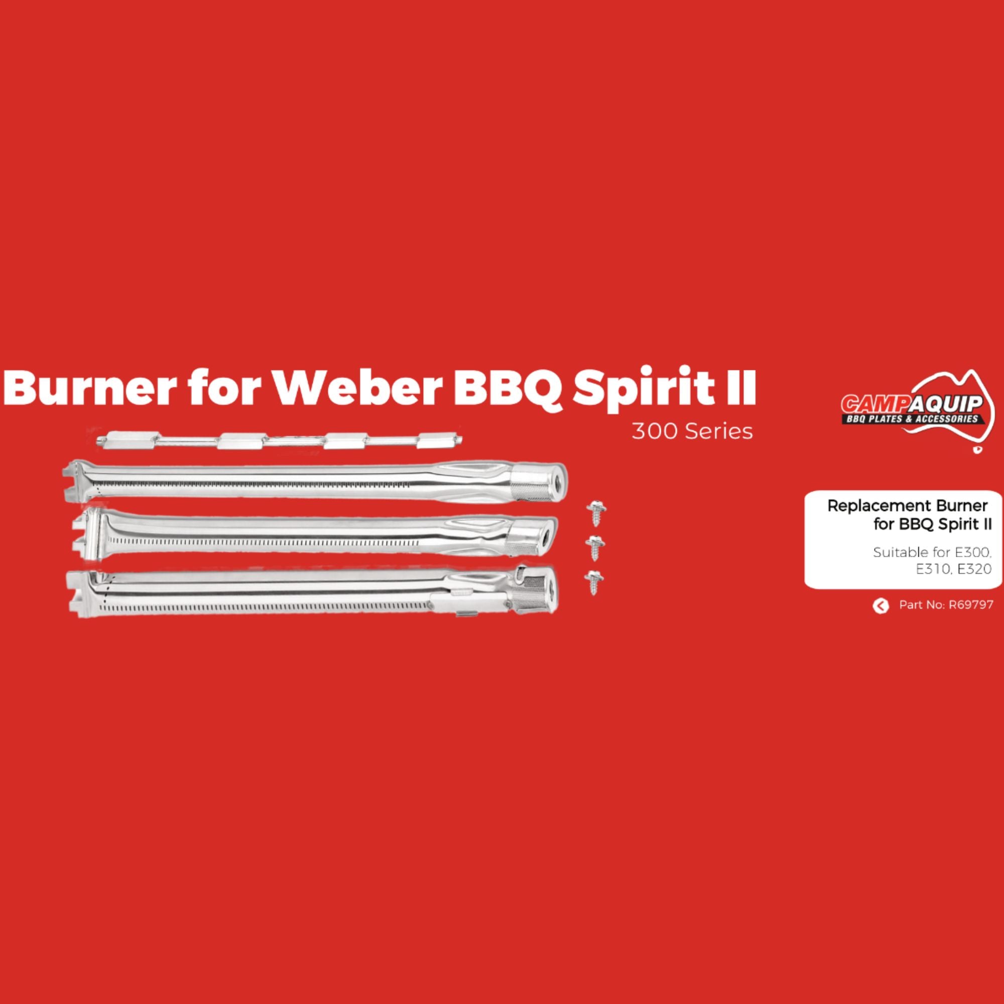 Burner for Weber Spirit II - E300 Series  - R69797