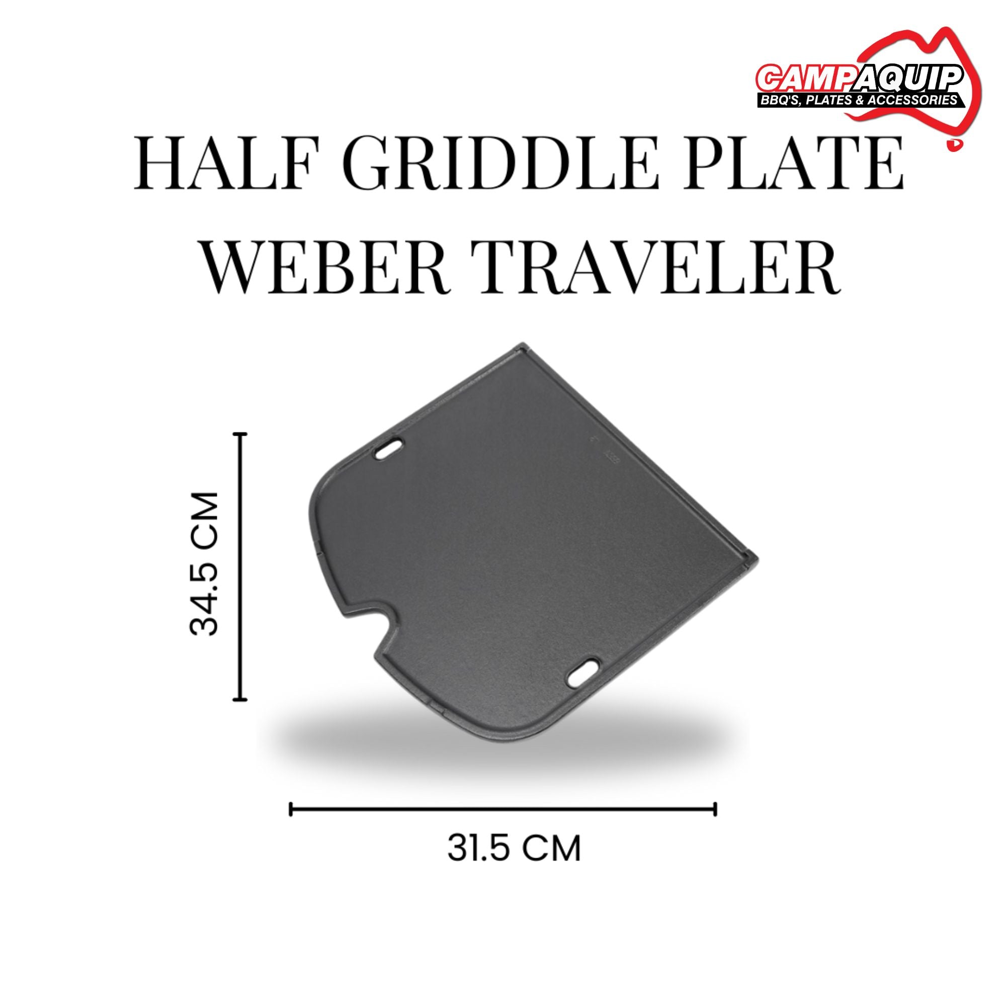 Half Griddle for Weber BBQ Traveler - 7043