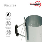 Mega-Heat Charcoal Chimney Starter - 7416