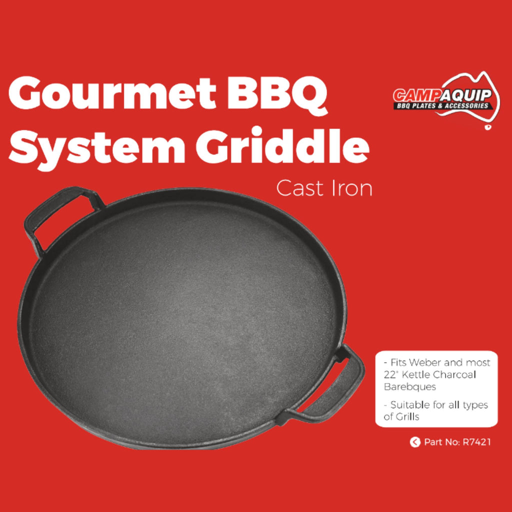 Griddle for BBQ Gourmet 22" Kettle System - R7421