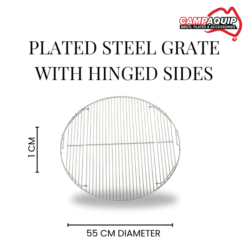 Stainless Steel Grill with Hinged Section - 7436
