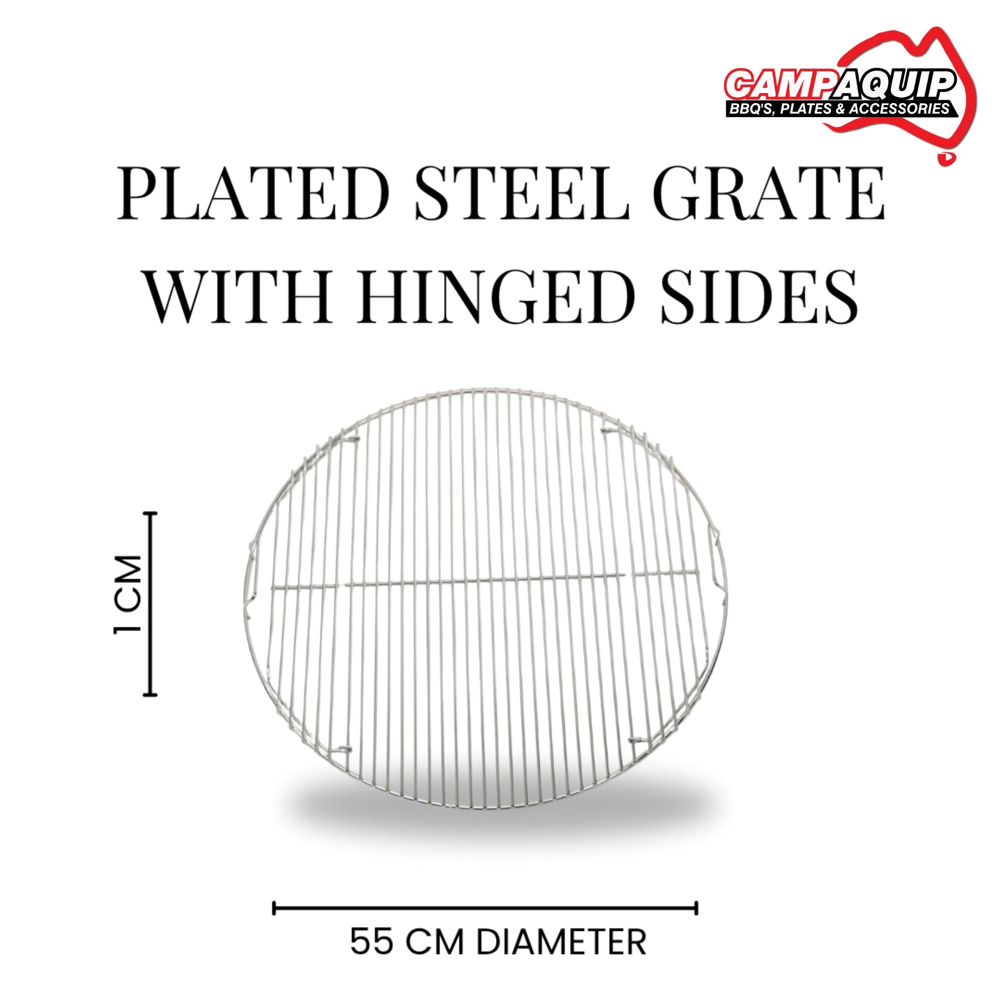 Stainless Steel Grill with Hinged Section - 7436