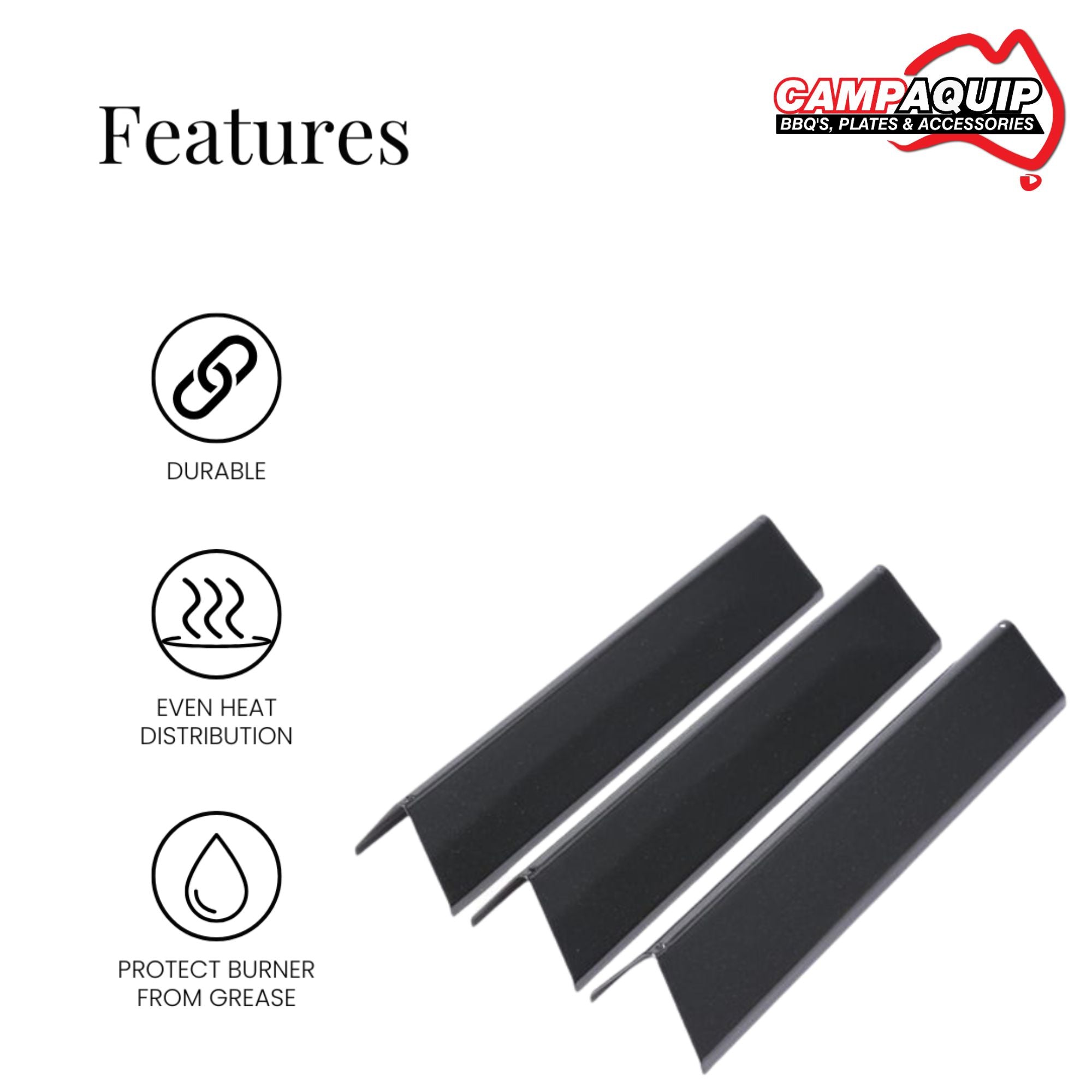 Heat Flavorizer Bars for Weber Spirit II - E200 Series (Set of 3)  - 7635
