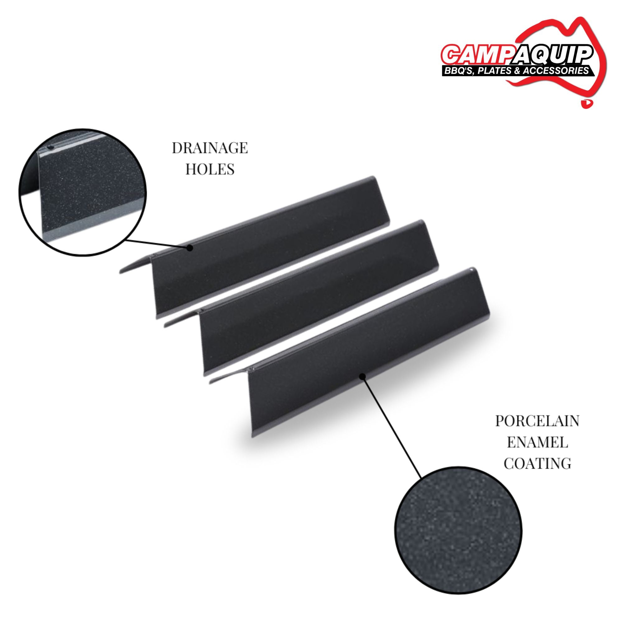 Heat Flavorizer Bars for Weber Spirit II - E200 Series (Set of 3)  - 7635