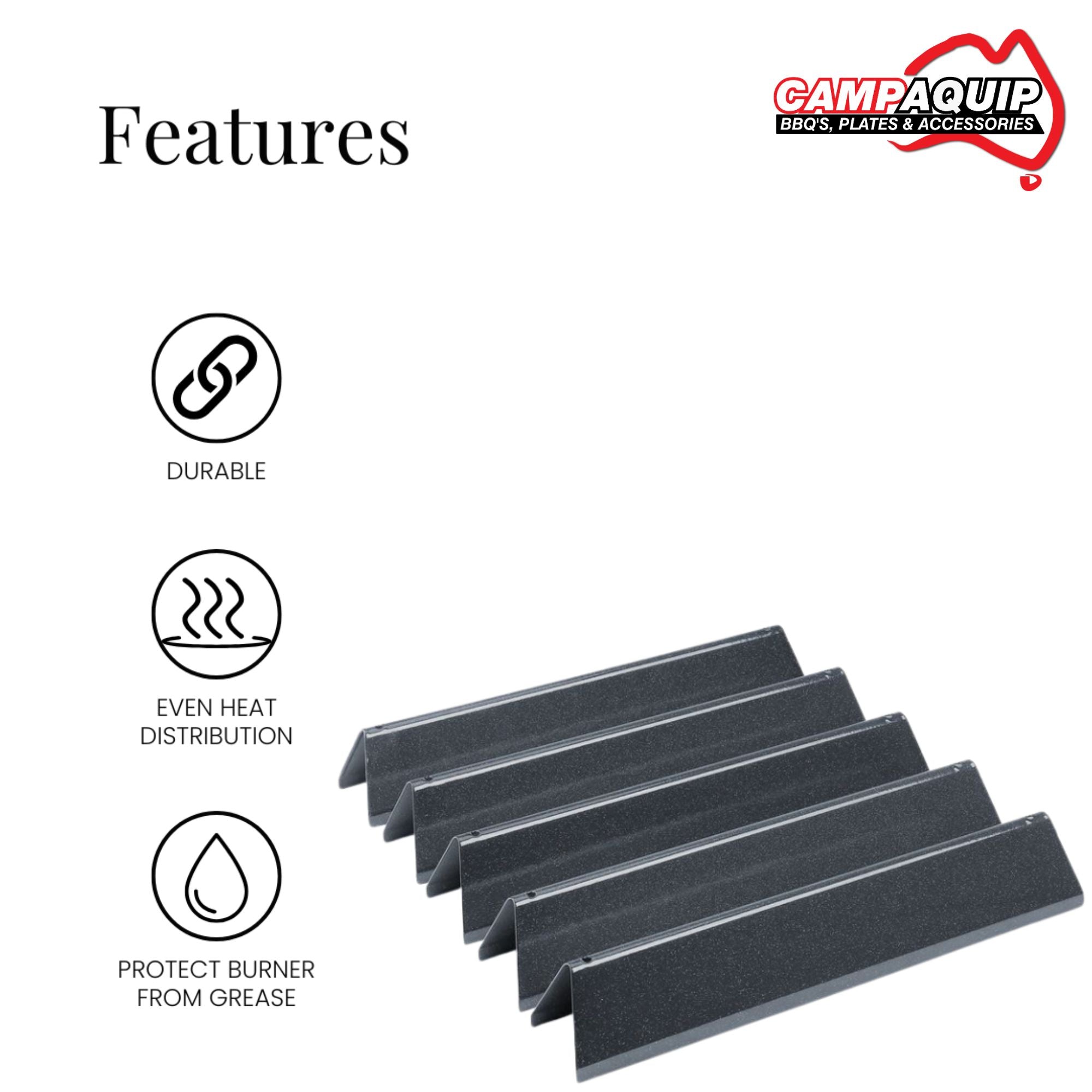 Heat Flavorizer Bars for Weber Spirit II - E300 Series (Set of 5) - 7636