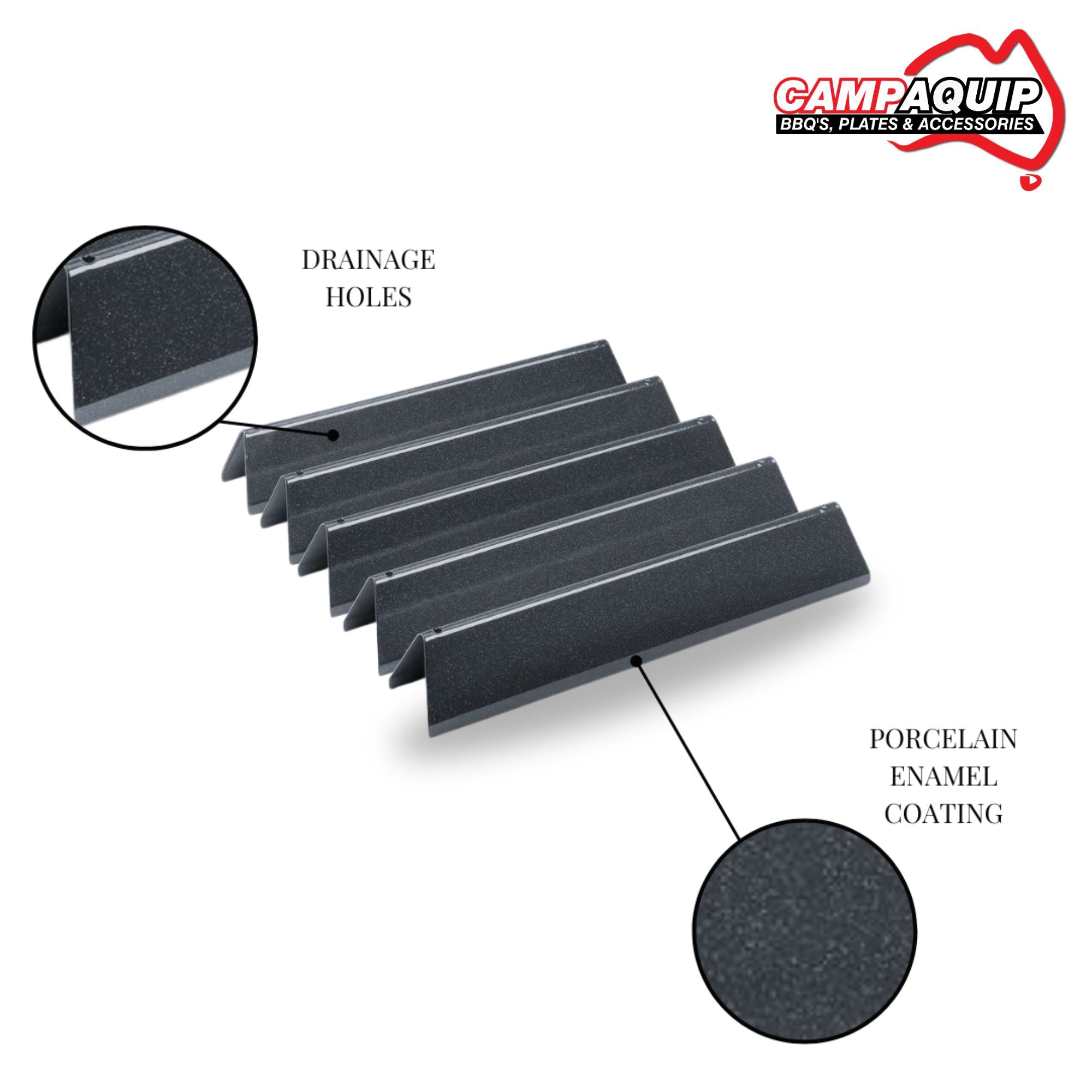 Heat Flavorizer Bars for Weber Spirit II - E300 Series (Set of 5) - 7636