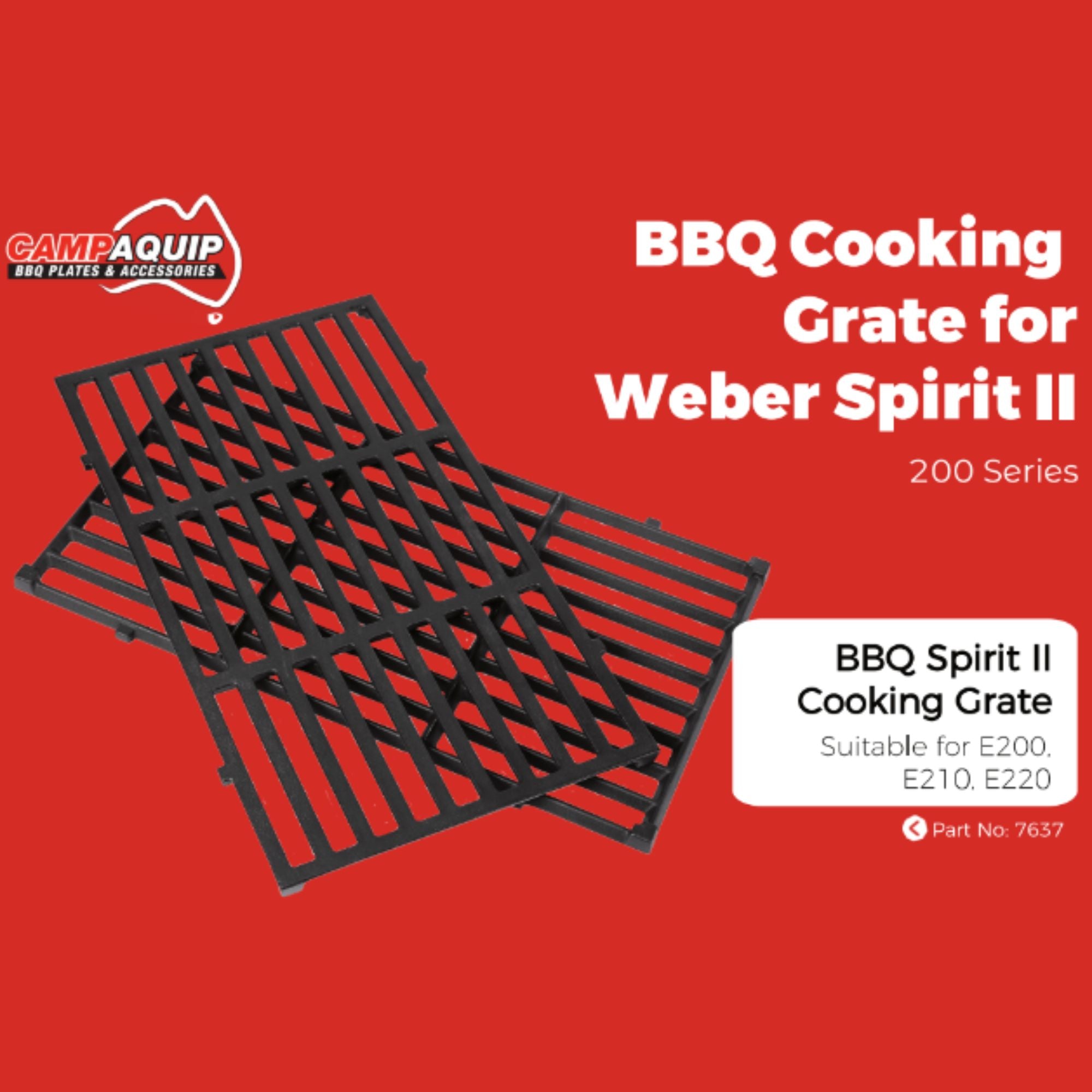 Cooking Grate for Weber Spirit II E200 Series, 2PC - 7637