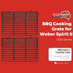 Cooking Grate for Weber Spirit II E300 Series, 2PC - 7638