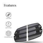 Barbeque Half Grill Plate for Weber Baby Q (Set of 2) - 7644