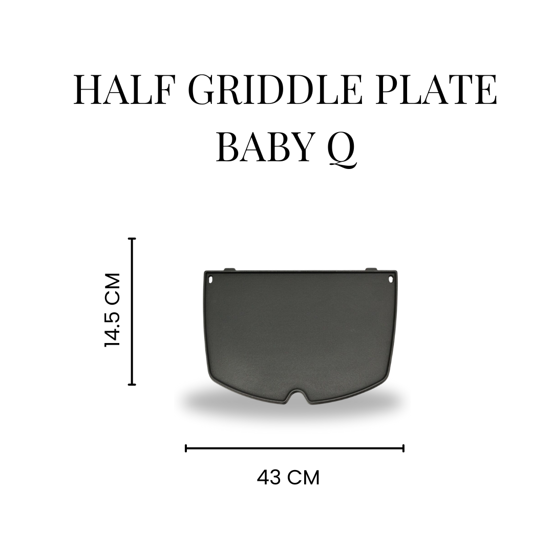 Half Plate Combo: Weber Baby Q Half Grill and Half Plate - HC100
