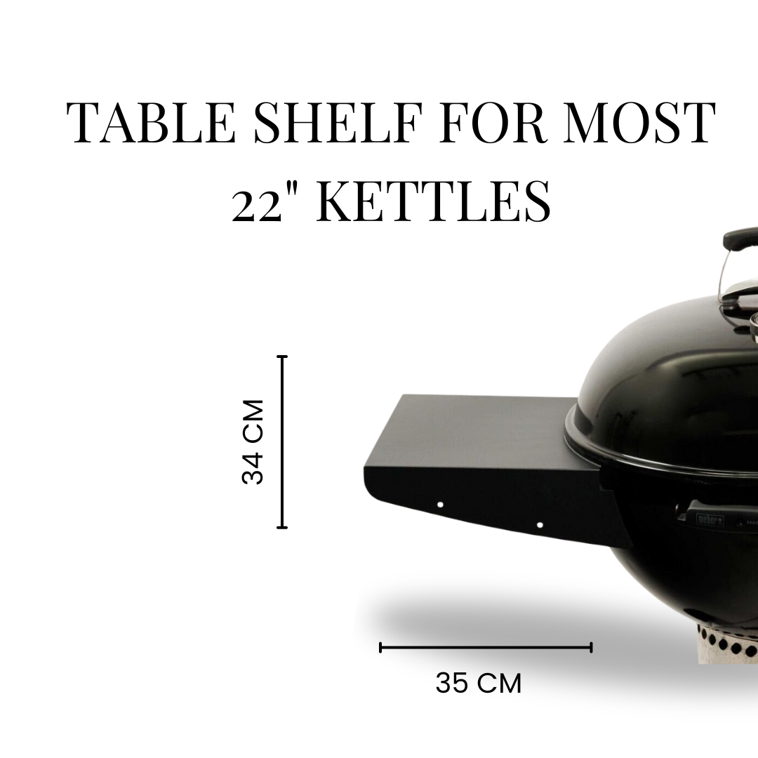 Deluxe: Charcoal Holder, Starter, Grate, Shelf - DELUXE001